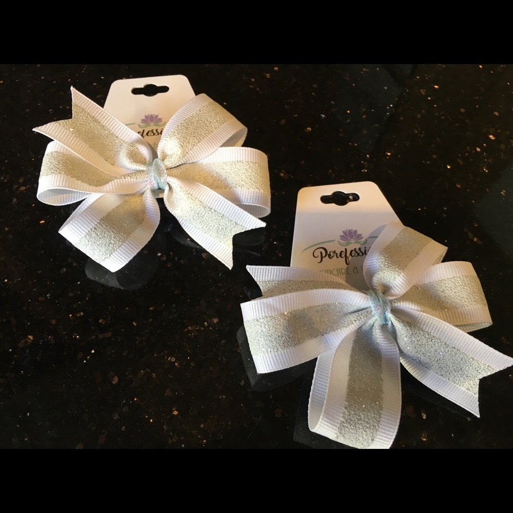 Handmade Hair Bow Barrettes